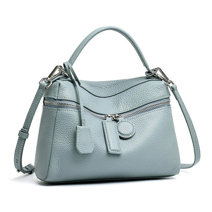 Chic Genuine Leather Square Pillow Clutch Bag