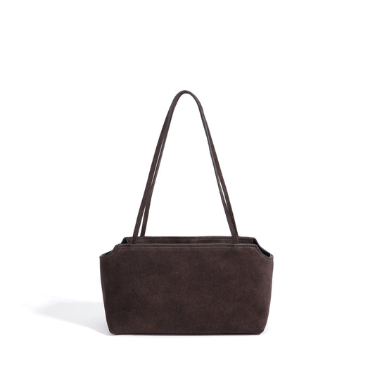 Vintage Suede Leather Clutch Bag