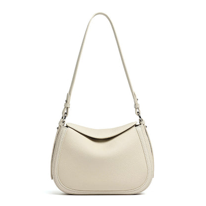 Graceful Genuine Leather Saddle Messenger Clutch Bag