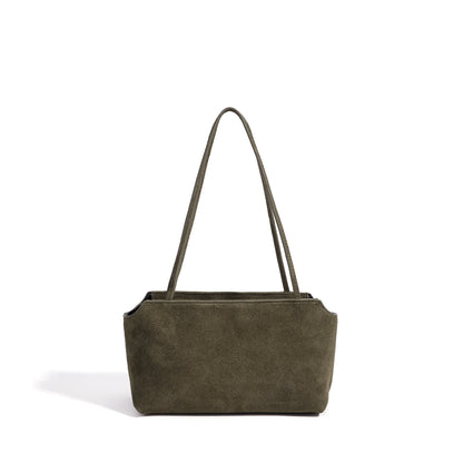 Vintage Suede Leather Clutch Bag