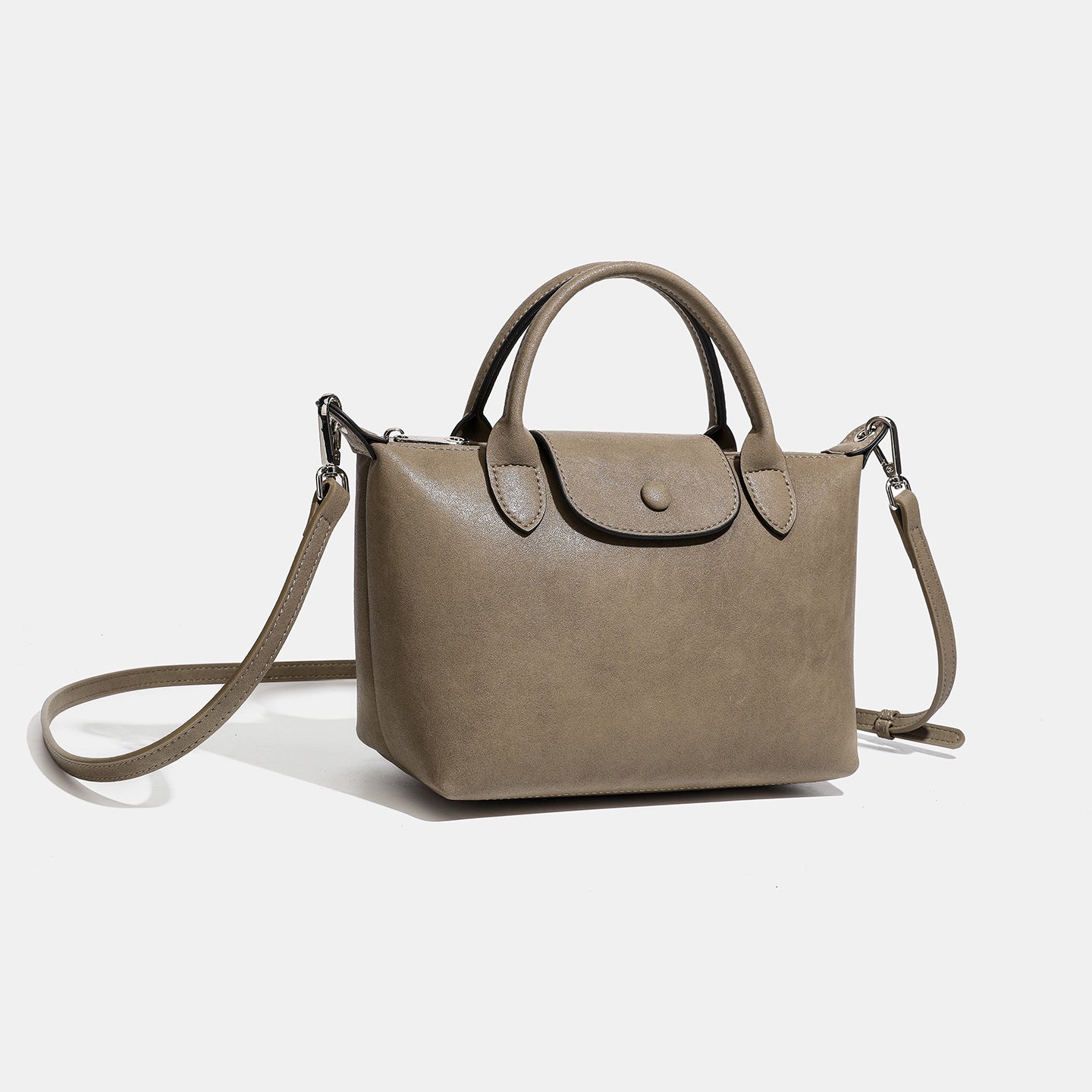 Heritage Genuine Leather Slouchy Clutch Dumpling Bag