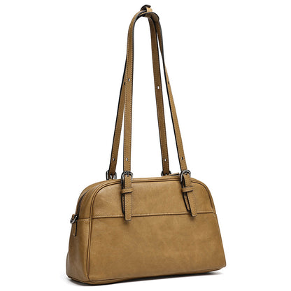 Mellow Rustic Genuine Leather Boston Clutch Bag