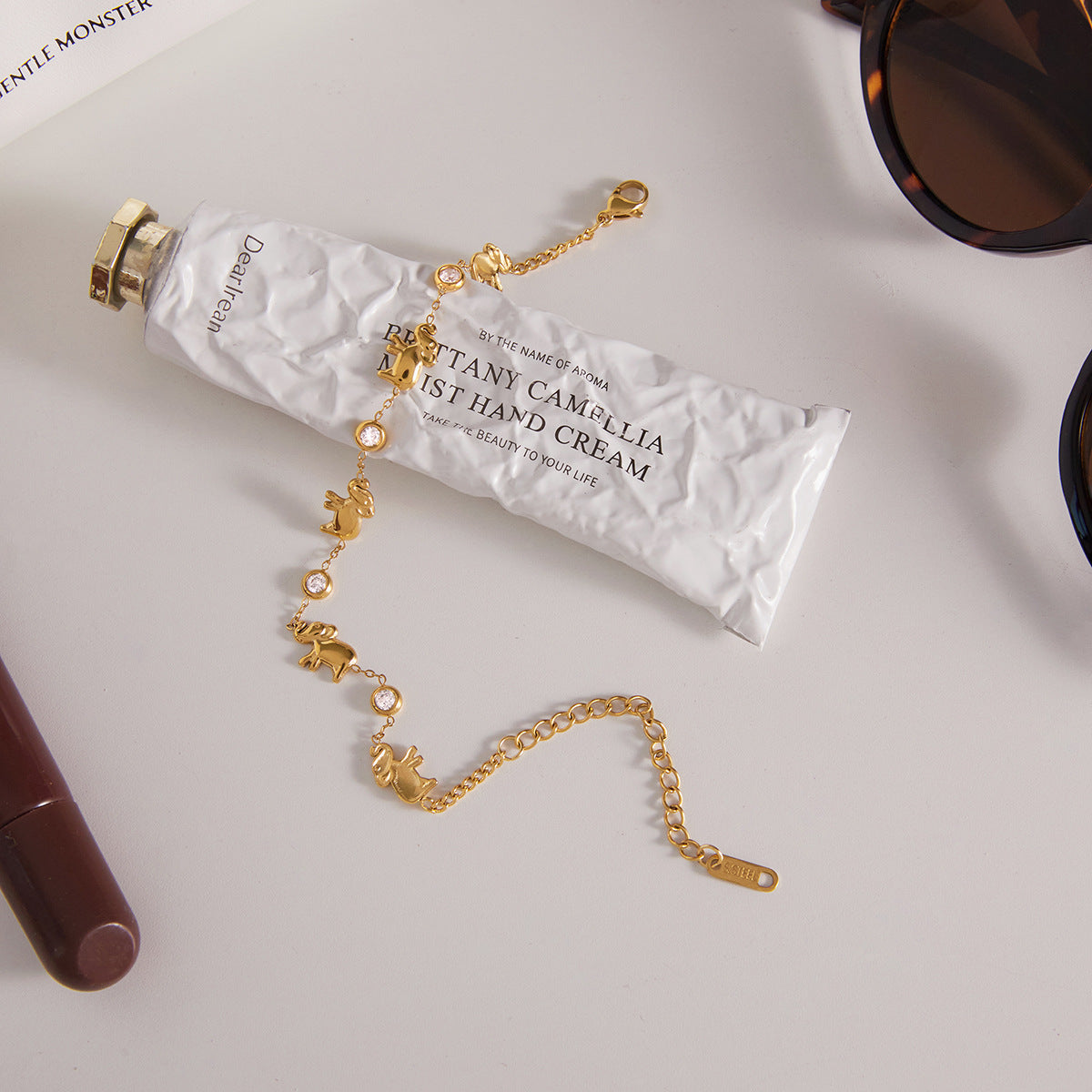 Refined Timeless Safari Fortune Solitaire Station Bracelet