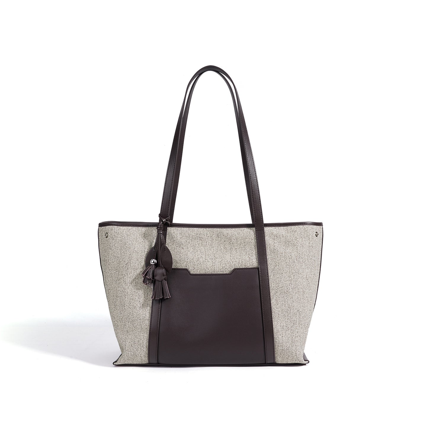 Minimalist Canvas Spacious Tote Clutch Bag
