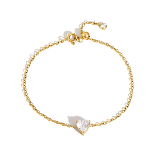 Minimalist Constellation Geometric Solitaire Layering Bracelet
