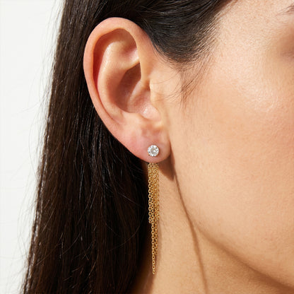 Luxury Majestic Fluid Cascading Tassel Drop Earrings