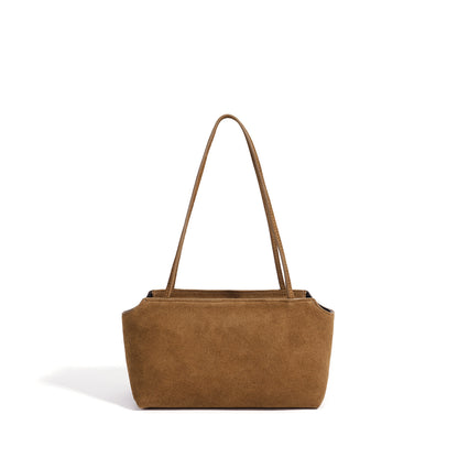 Vintage Suede Leather Clutch Bag