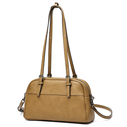 Mellow Rustic Genuine Leather Boston Clutch Bag