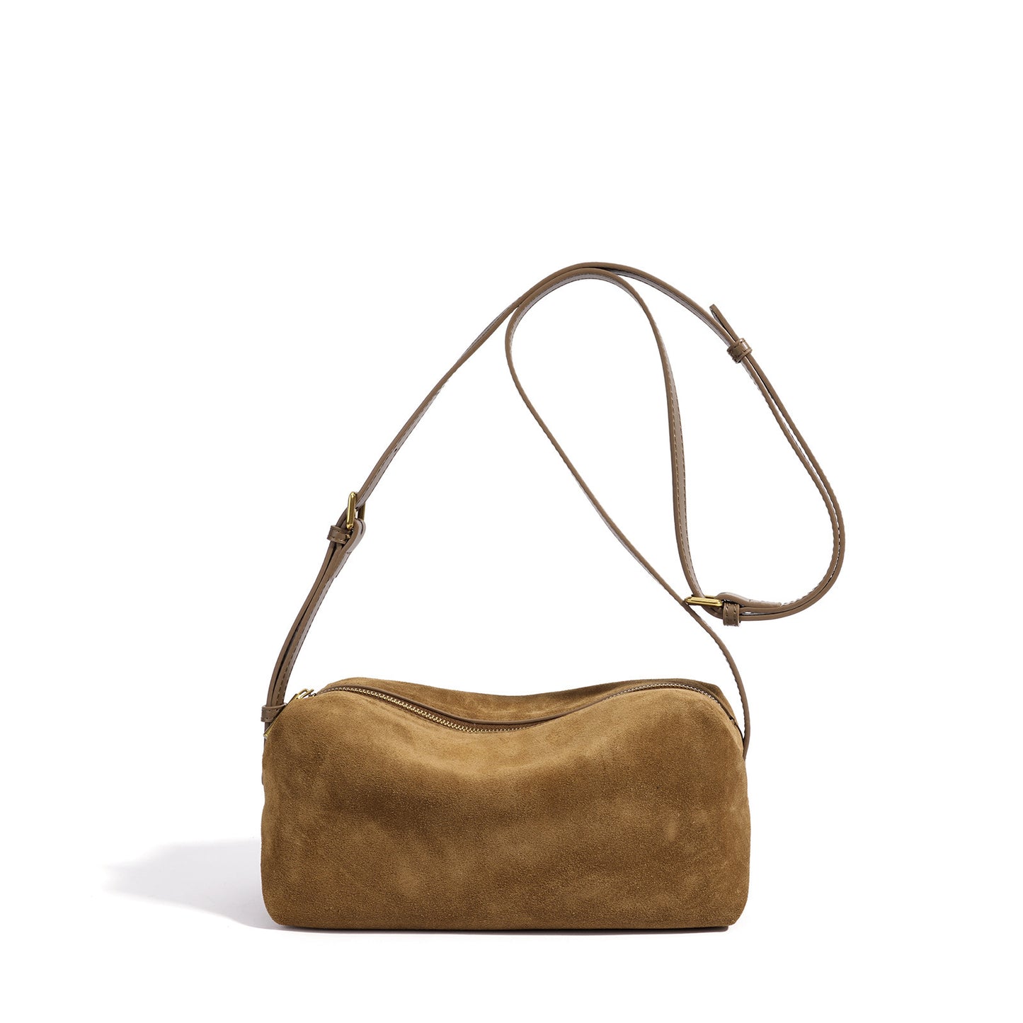 Vintage Suede Genuine Leather Clutch Bag