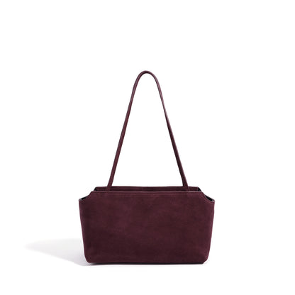 Vintage Suede Leather Clutch Bag