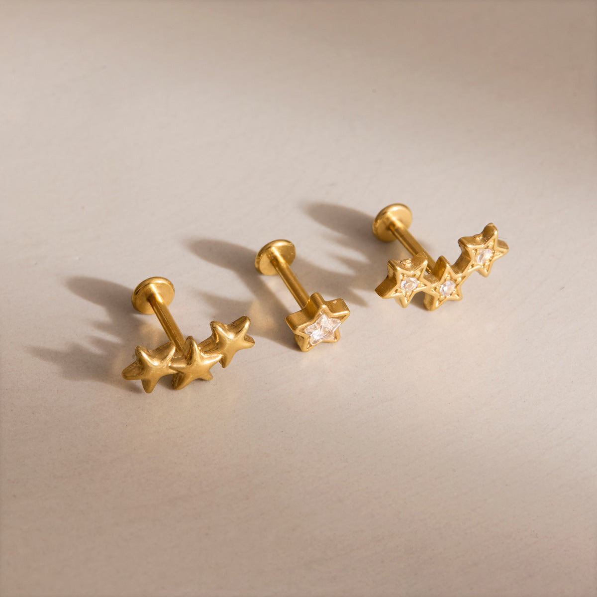 Luxury Whimsical Celestial Wave Curated Earrings Set