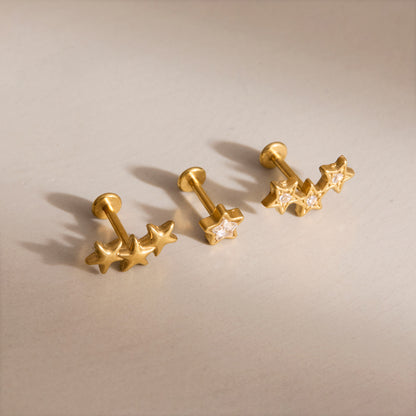 Luxury Whimsical Celestial Wave Curated Earrings Set