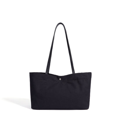 Casual Linen Canvas Tote Clutch Bag