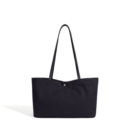 Casual Linen Canvas Tote Clutch Bag