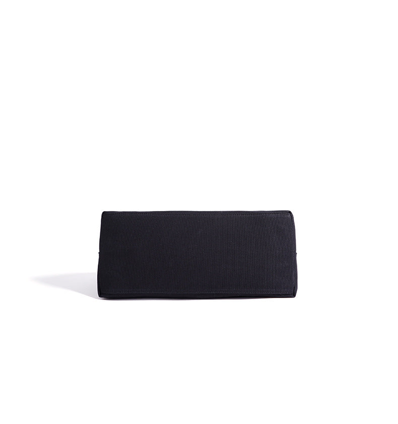 Casual Linen Canvas Tote Clutch Bag