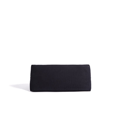Casual Linen Canvas Tote Clutch Bag