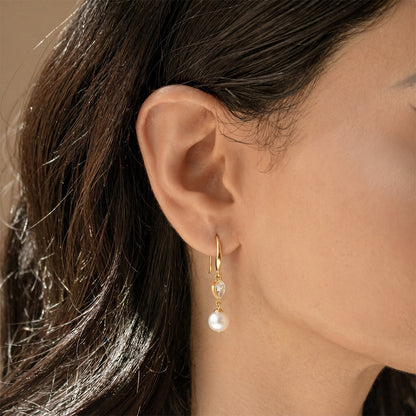 Luxury Majestic Baroque Pear Cascading Pearl Earrings