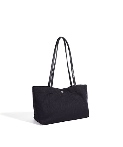 Casual Linen Canvas Tote Clutch Bag