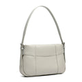 Effortless Genuine Leather Quilted Hobo Clutch Bag