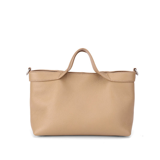 Sand Dune Mini Tote Genuine Leather Clutch Bag