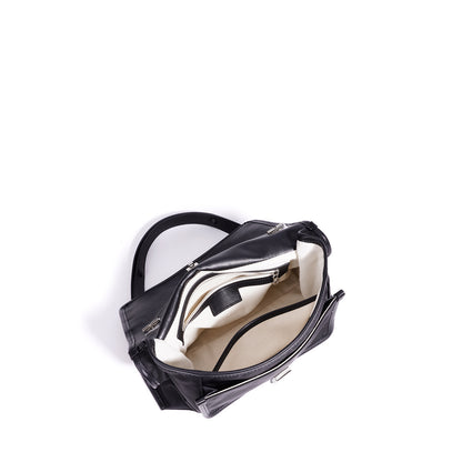Sleek Nylon Flap Messenger Clutch Bag