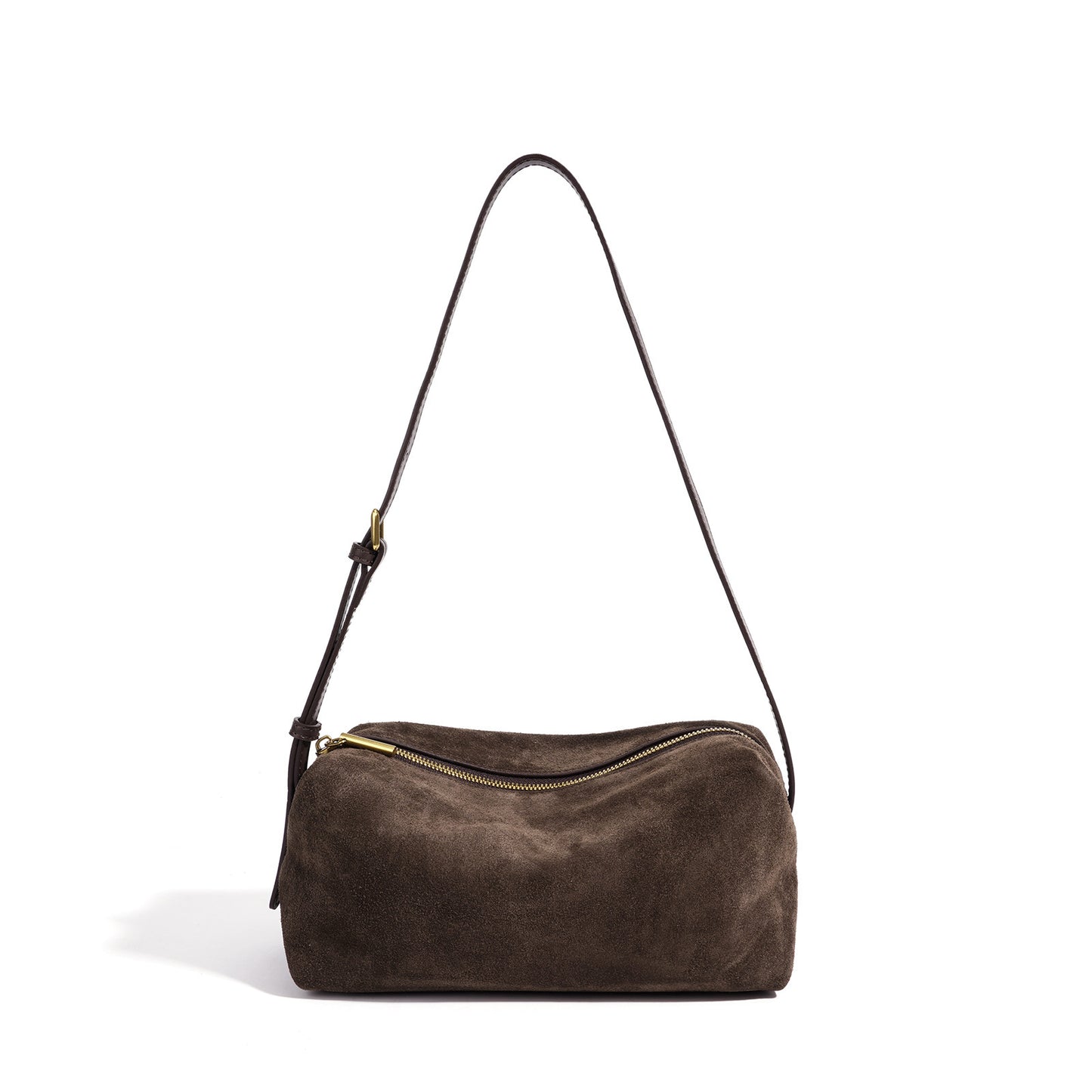 Vintage Suede Genuine Leather Clutch Bag