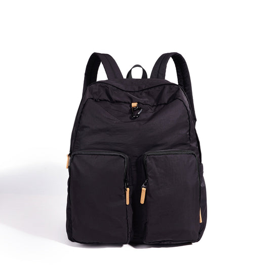 Minimalist Nylon Spacious Capacity Zipper Backpack