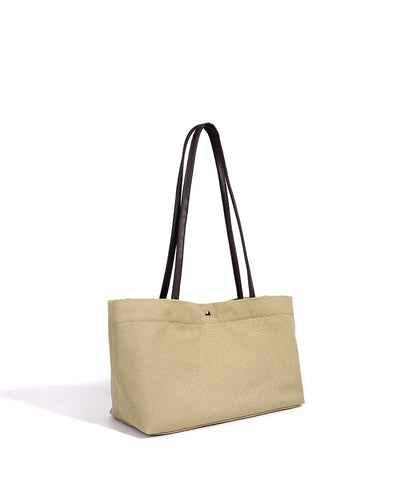 Casual Linen Canvas Tote Clutch Bag