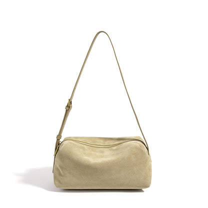 Vintage Suede Genuine Leather Clutch Bag