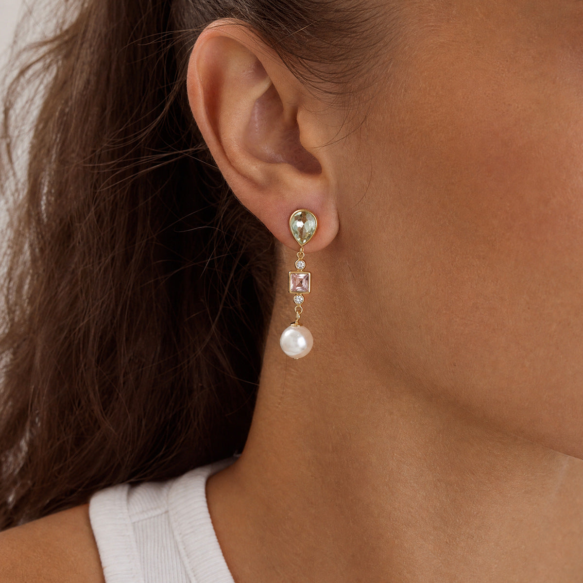 Luxury Majestic Baroque Pear Cascading Pearl Earrings