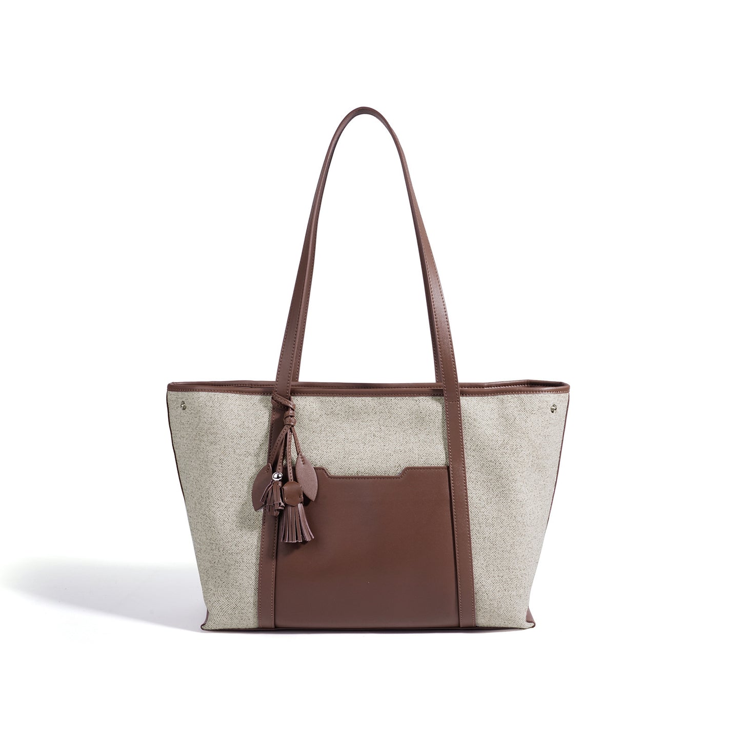 Minimalist Canvas Spacious Tote Clutch Bag