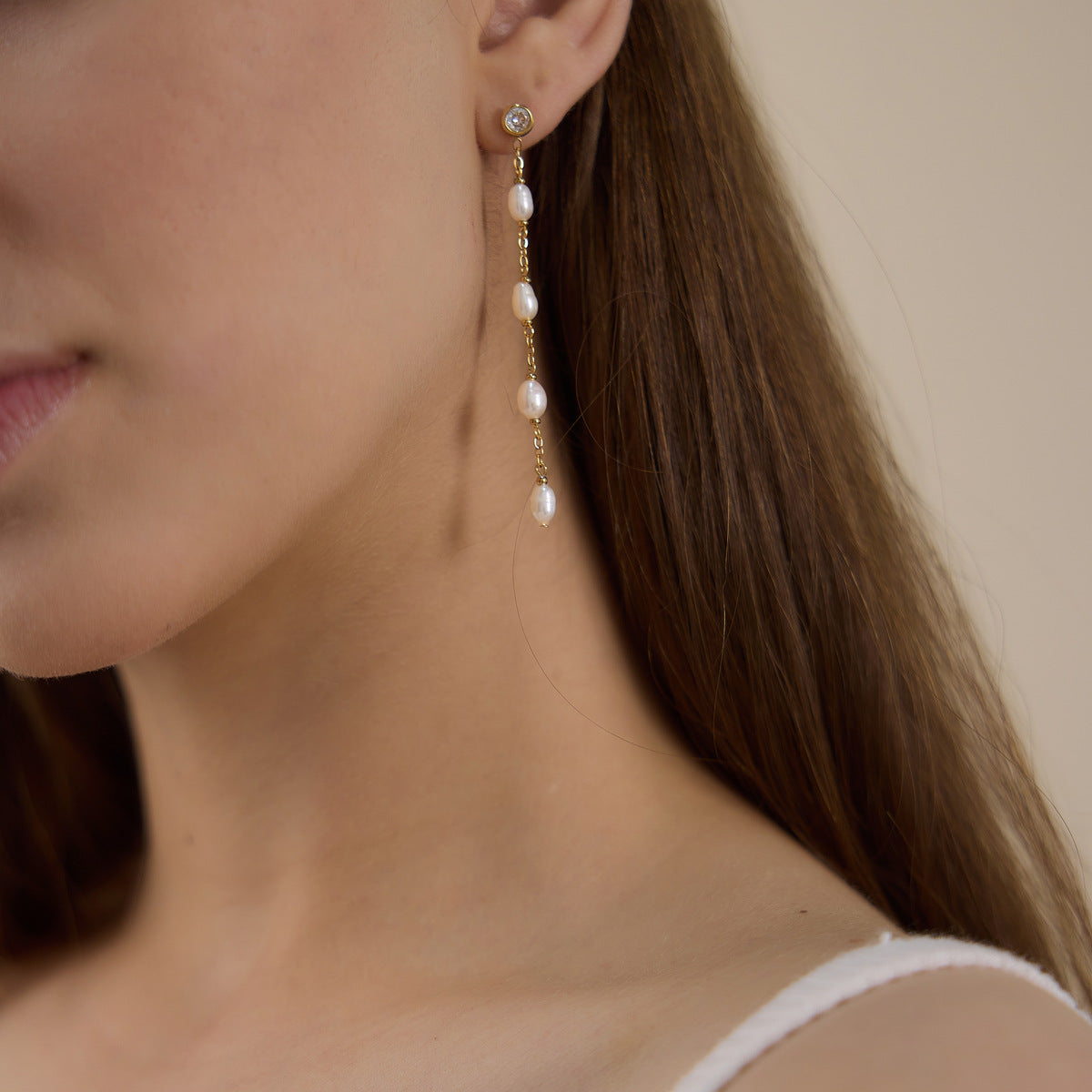 Luxury Whimsical Cascading Linear Radiant Drop Earrings
