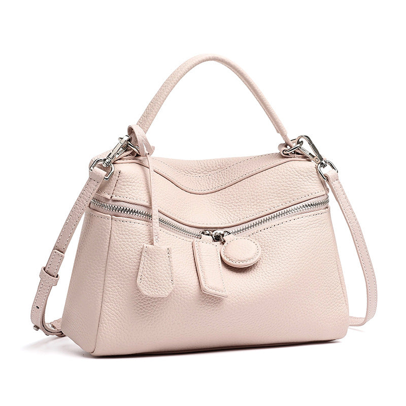 Chic Genuine Leather Square Pillow Clutch Bag