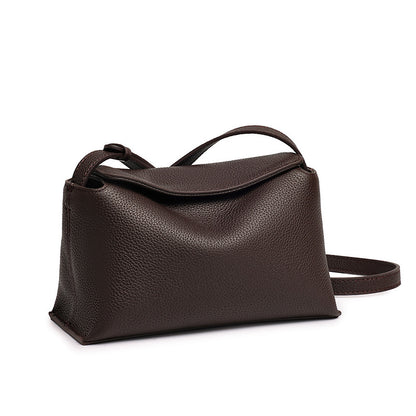 The Artisan Niche Genuine Leather Crossbody Bag with Hidden Magnetic Clasp