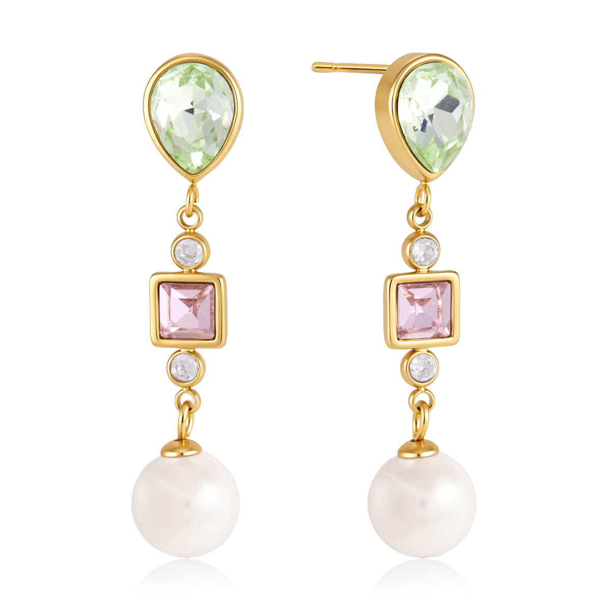 Luxury Majestic Baroque Pear Cascading Pearl Earrings