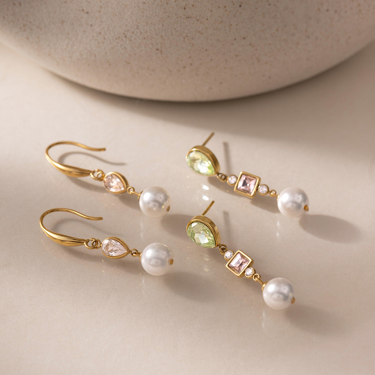 Luxury Majestic Baroque Pear Cascading Pearl Earrings
