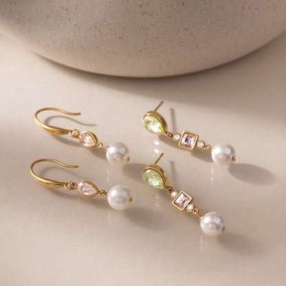 Luxury Majestic Baroque Pear Cascading Pearl Earrings