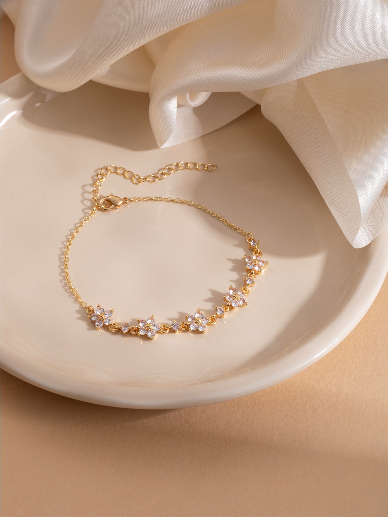 Flora Harmony Whimsical Luxury Charm Bracelet