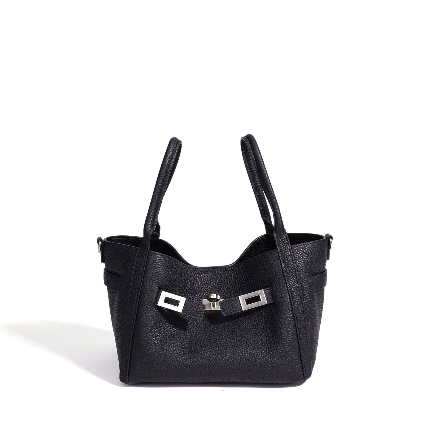 Casual Genuine Leather Mini Bucket Clutch Bag