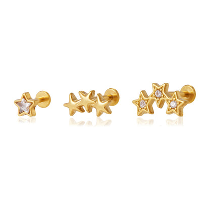 Luxury Whimsical Celestial Wave Curated Earrings Set
