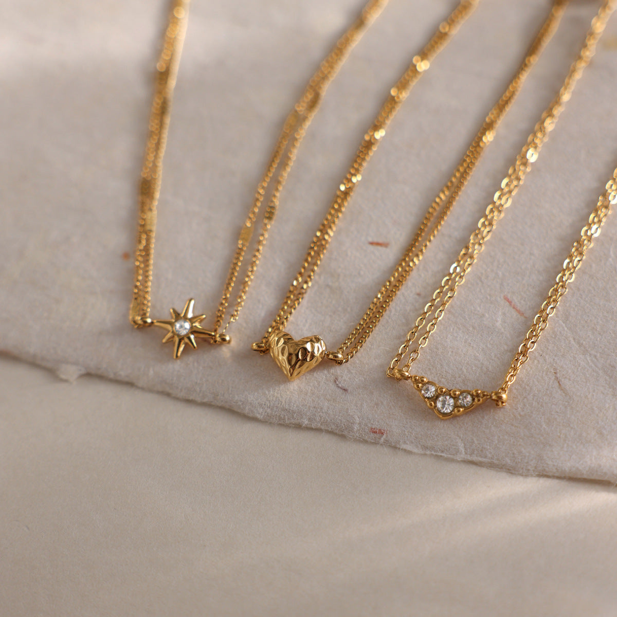 Elegant Minimalist Shimmering Double Layer Bracelet