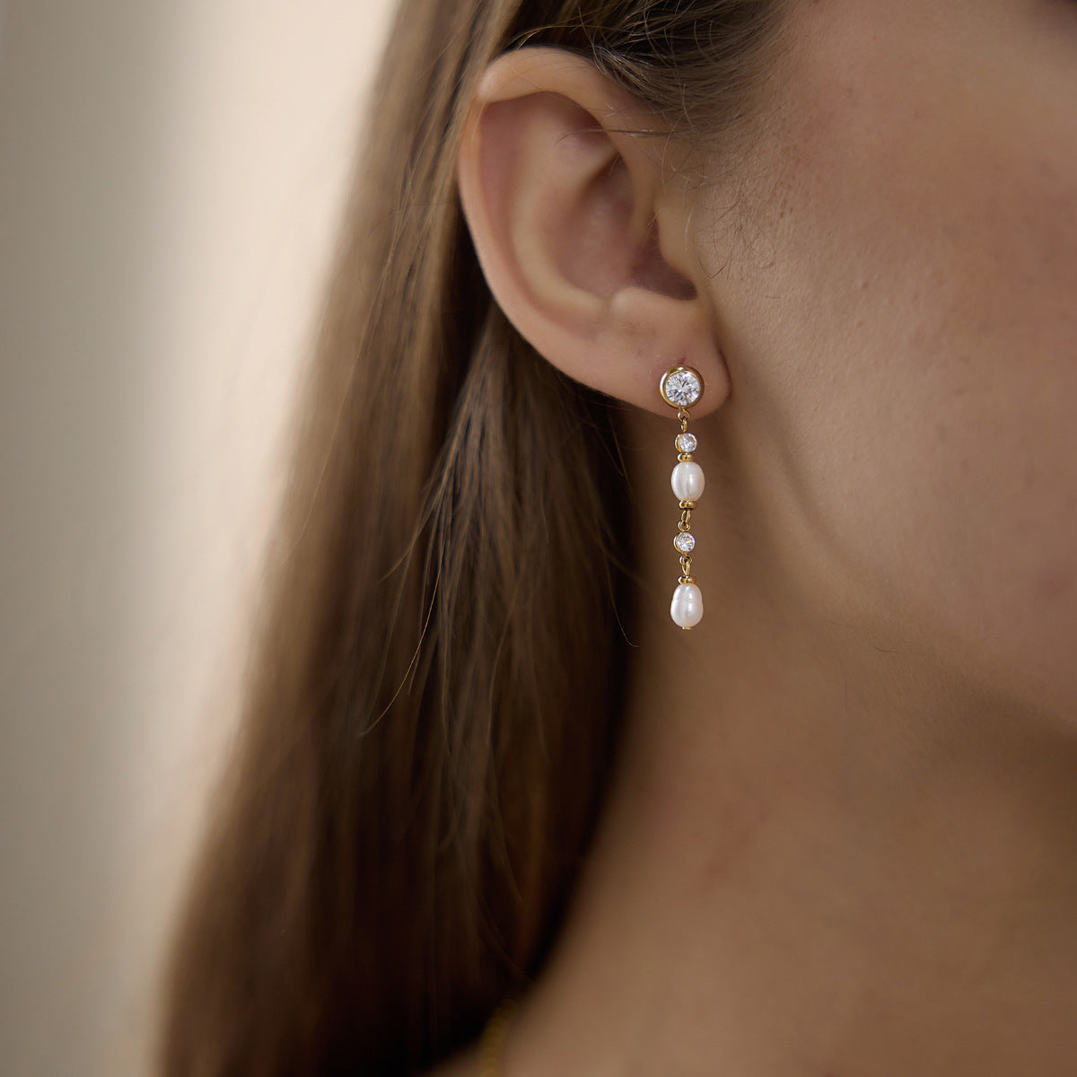 Luxury Whimsical Cascading Linear Radiant Drop Earrings