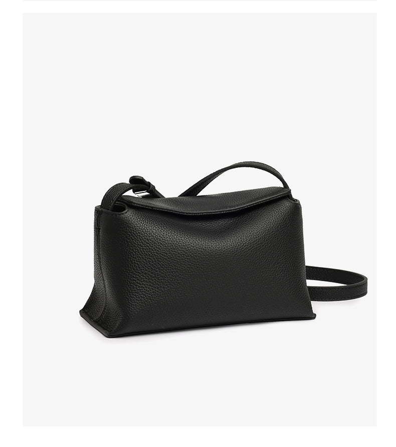 The Artisan Niche Genuine Leather Crossbody Bag with Hidden Magnetic Clasp
