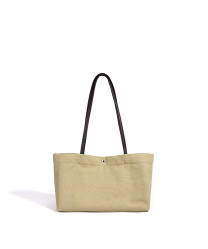 Casual Linen Canvas Tote Clutch Bag