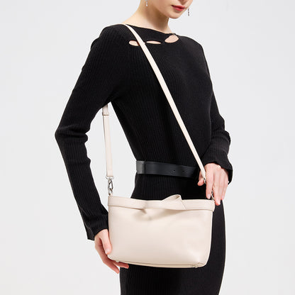 Sand Dune Mini Tote Genuine Leather Clutch Bag