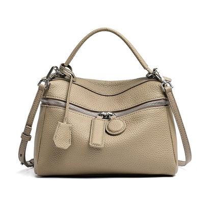 Chic Genuine Leather Square Pillow Clutch Bag