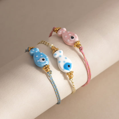 Whimsical Riviera Aquatic Dainty Charm Bracelet