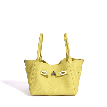Casual Genuine Leather Mini Bucket Clutch Bag