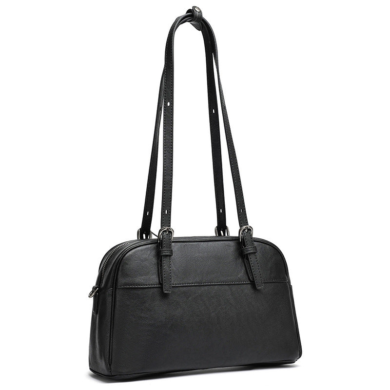 Mellow Rustic Genuine Leather Boston Clutch Bag