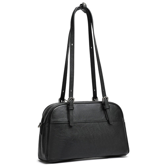 Mellow Rustic Genuine Leather Boston Clutch Bag